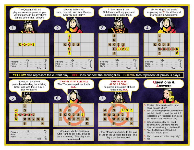 Kings Cribbage Instructions